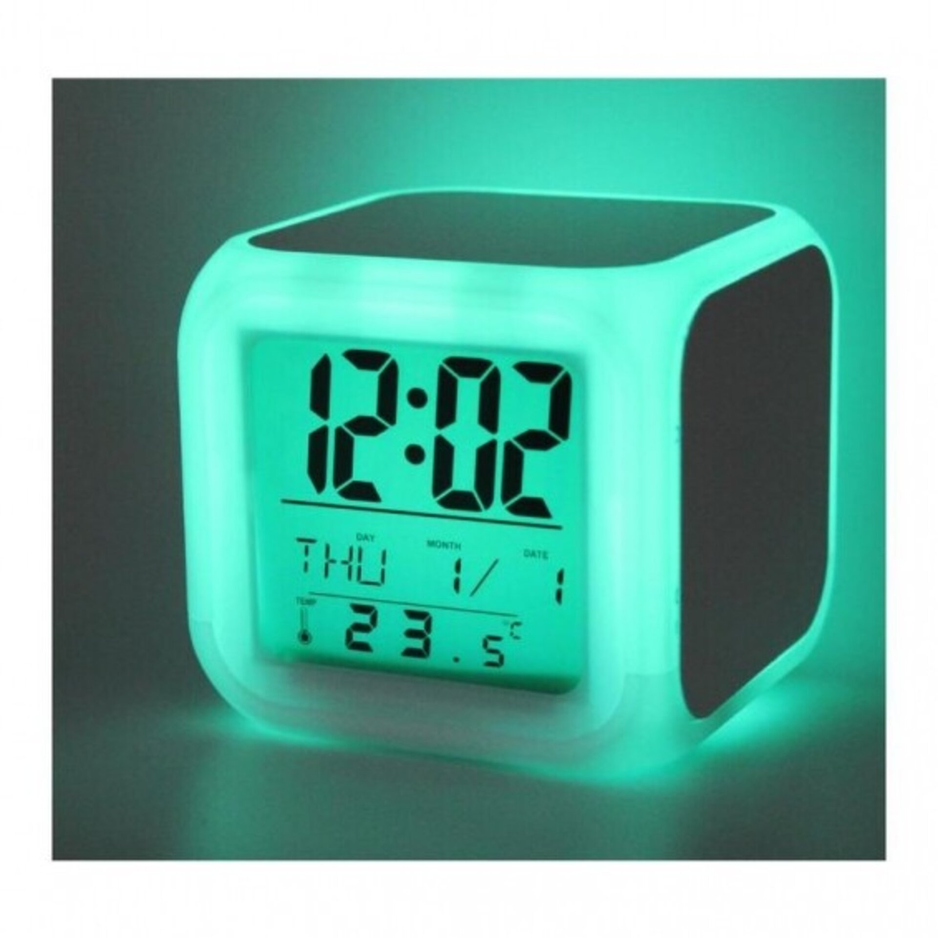 RELOJ DESPERTADOR CON  LED - 4